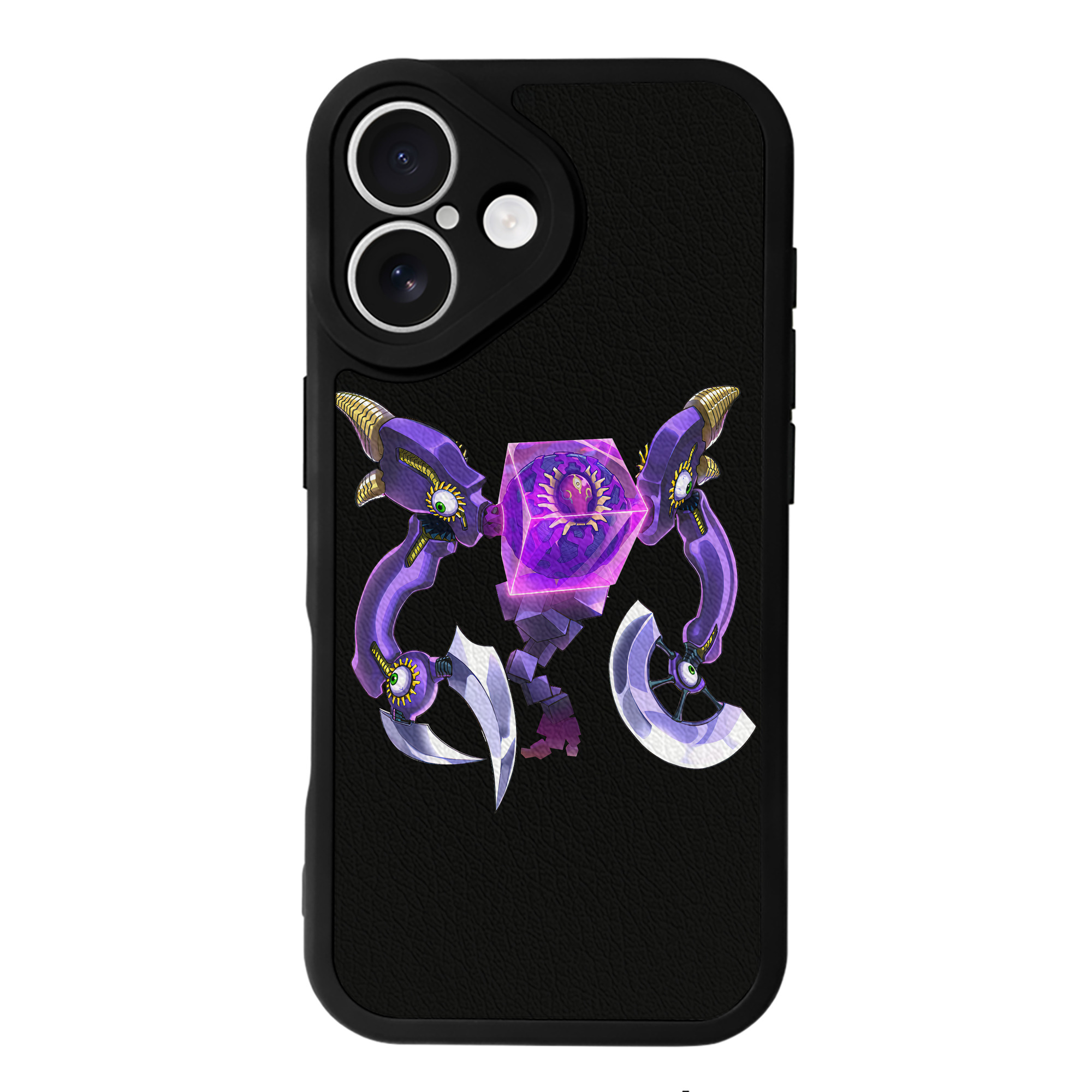 （画像用） 遊☆戯☆王 Yu-Gi-Oh! 【iPhone 16シリーズ対応】シリコンスマホケース（レザー調） 材質：シリコン